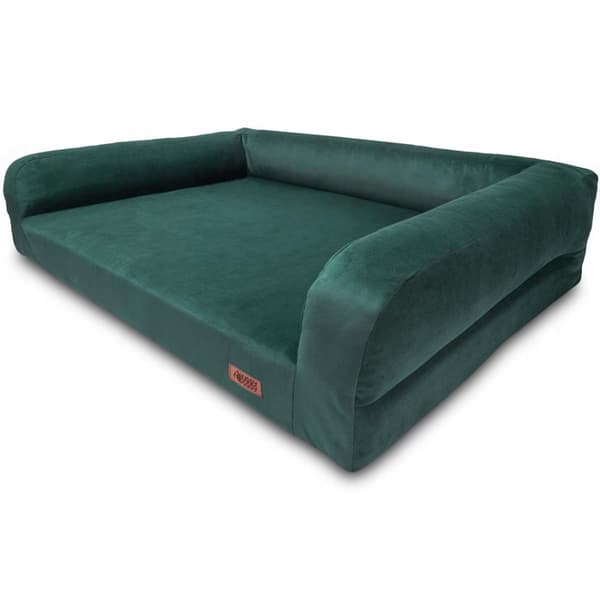 Rektangulær seng til en stor hund ortopædisk sofa HUGGY DOGGY XXL
