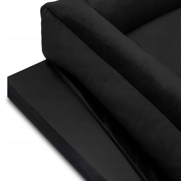 Ylellinen ortopedinen koiranpeti, premium-samettinen, HUGGY DOGGY M
