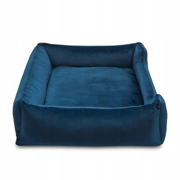 Koiranpeti samettinen tummansininen premium husky-peti HUGGY DOGGY XL