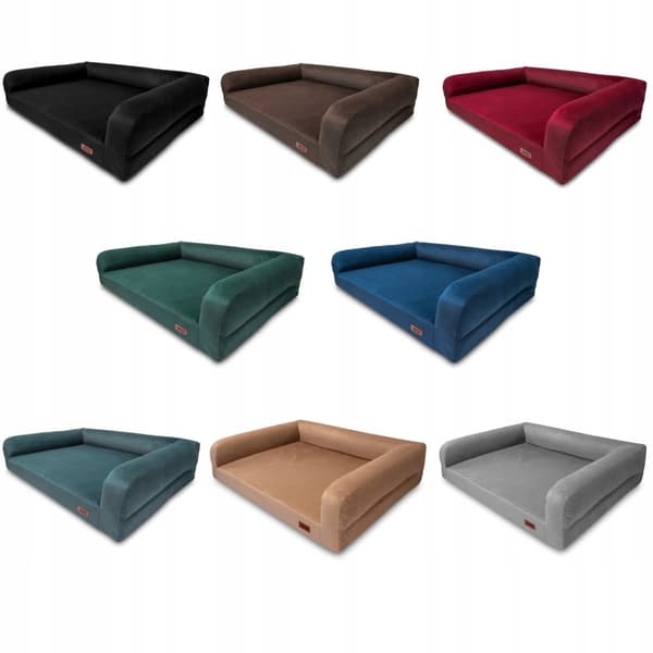 Smuk hundeseng ortopædisk sofa premium HUGGY DOGGY XL