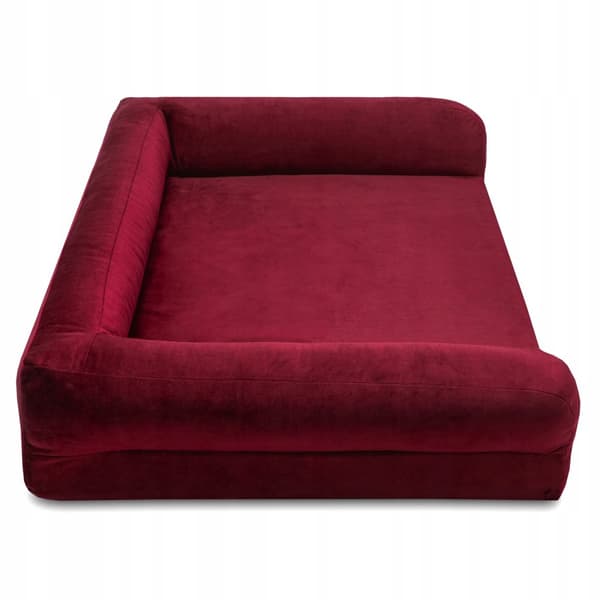 Ylellinen ortopedinen koiranpeti, premium-samettinen, HUGGY DOGGY M