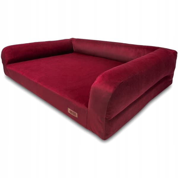 Ylellinen ortopedinen koiranpeti, premium-samettinen, HUGGY DOGGY M