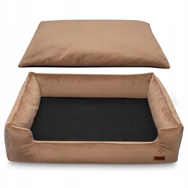 Luksuskoiranpeti PREMIUM beige iso peti HUGGY DOGGY XXL