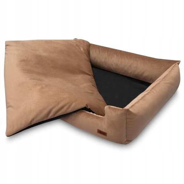 Luksuskoiranpeti PREMIUM beige iso peti HUGGY DOGGY XXL