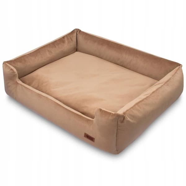 Koiranpeti samettinen PREMIUM beige huskypeti HUGGY DOGGY XL