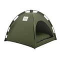 Miniatyrbild 2 av 2: Pet Tent Bed, Mjuk och Andningsbar, Avtagbar Kudde,svart-a
