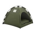Miniatyrbild 1 av 2: Pet Tent Bed, Mjuk och Andningsbar, Avtagbar Kudde,svart-a