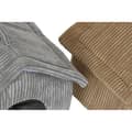 Pikkukuva 3 / 3: Koiran peti DKD Home Decor 40 x 33 x 38 cm 48 x 37 x 40 cm Harmaa Kameli Alumiini 2 osaa