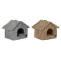 Pikkukuva 1 / 3: Koiran peti DKD Home Decor 40 x 33 x 38 cm 48 x 37 x 40 cm Harmaa Kameli Alumiini 2 osaa