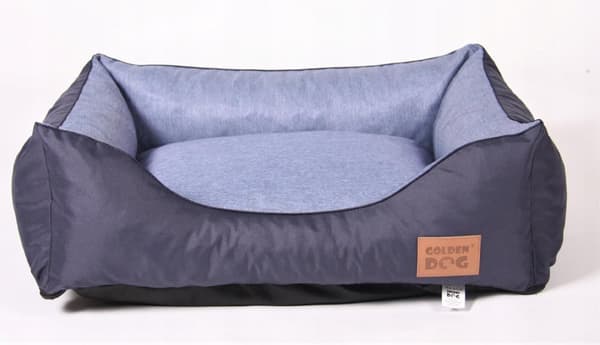 Kultainen koiranpeti neliönmuotoinen XXXL