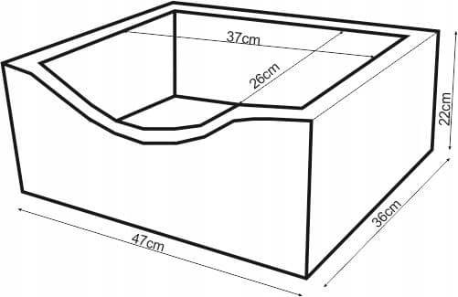 Tør pool 90x40