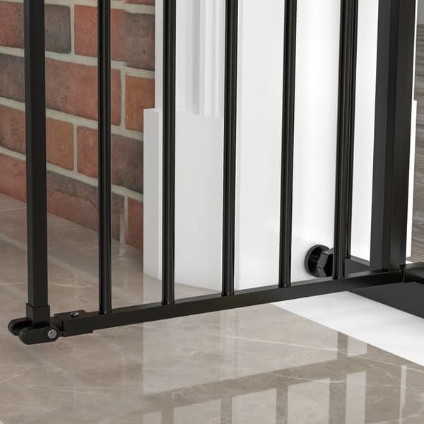 Husdjursgrind, 74-80/87-94 cm, Svart