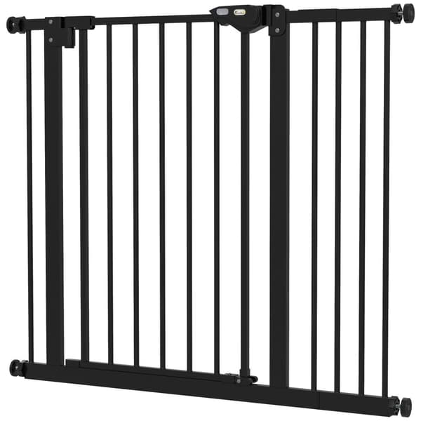 Husdjursgrind, 74-80/87-94 cm, Svart