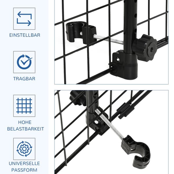Hundskydd, 91-152, 91-152x30 cm, Svart