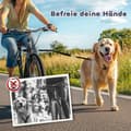 Miniatyrbild 7 av 9: Hundcykelleash, 124 cm, Svart
