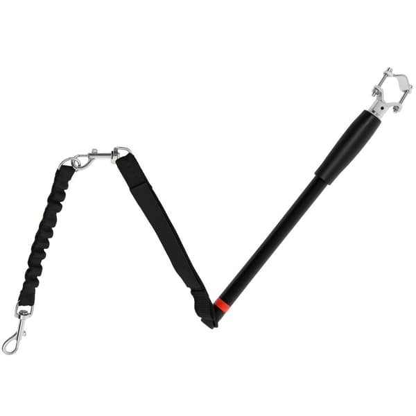 Hundecykel snor, 124 cm, Sort