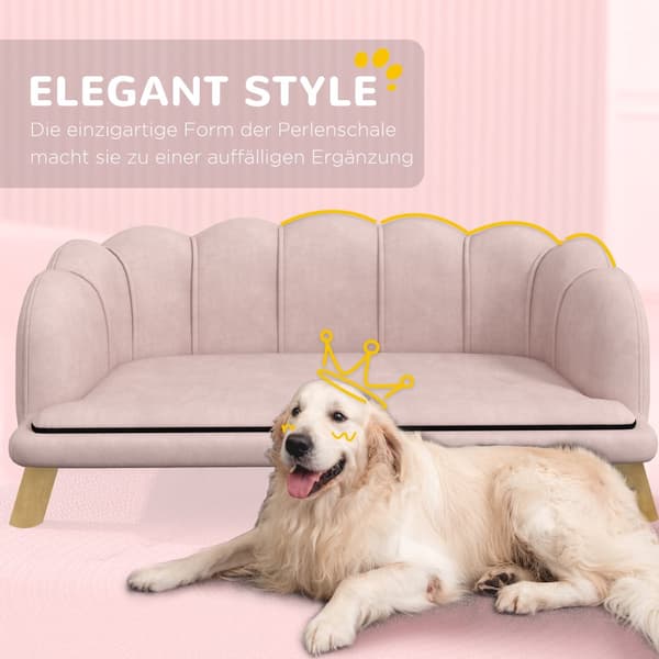 Hundesofa, 98.5x60.5x35.5 cm, Pink