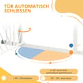 Miniatyrbillede 6 af 9: Trappesikkerhedsport, 74-100x76 cm, Hvid