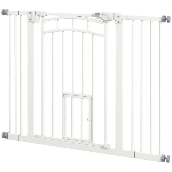 Trappesikkerhedsport, 74-100 cm, Hvid