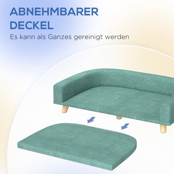 Kæledyrs Sofa, 98x67x25 cm, Grøn