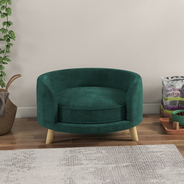 Koiran sohva, 68x68x35 cm, vihreä