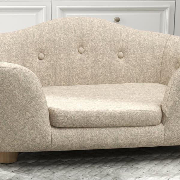 Hundesofa, 70x47x30 cm, Creme Hvid