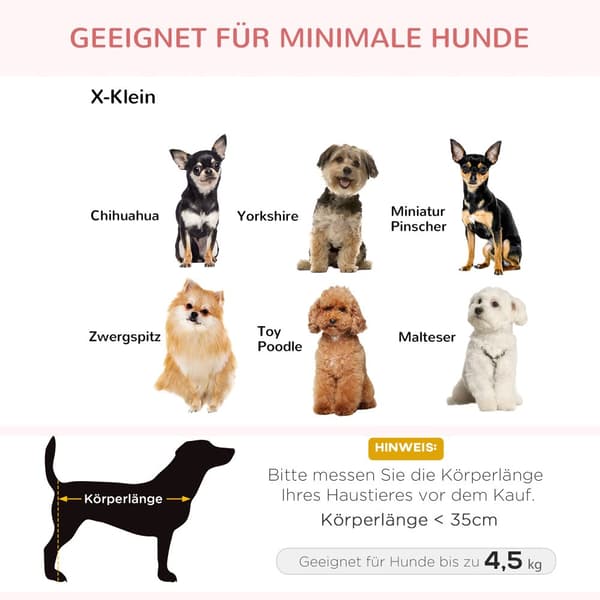 Hundeseng, 70x47x30 cm, Pink