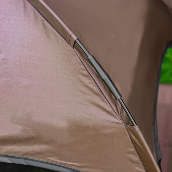 Koiranpeti, 76x61x73 cm, kahvi-musta