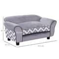 Miniatyrbillede 3 af 9: Kæledyrs Sofa, 73.5x41x33 cm, Grå