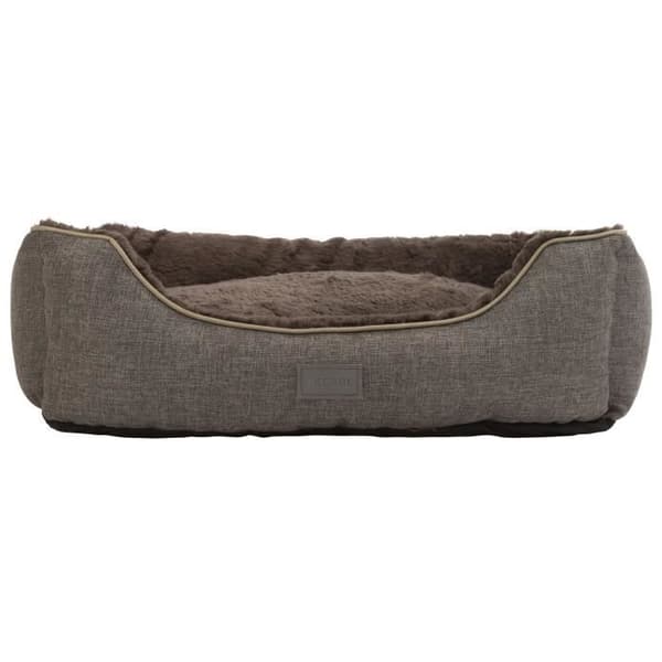 KERBL Samuel-kori - 50 x 40 x 15 cm - hopeanvärinen ja harmaa - koirille