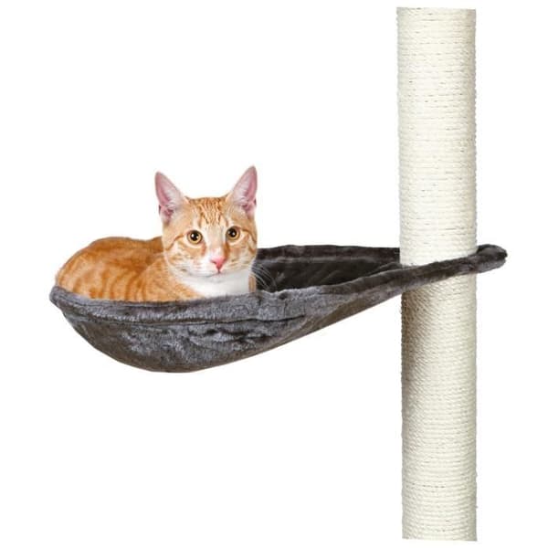 TRIXIE hängmatta - XL klösbo för platinagrå katter plysch ø 40 cm