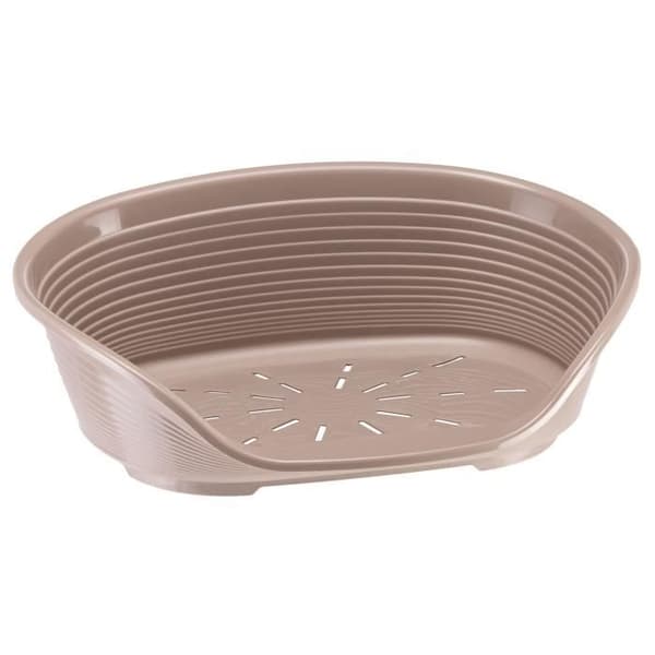 FERPLAST Siesta Deluxe 2 Kurve - 49x36x17.5 cm - Blå - Til hunde og katte