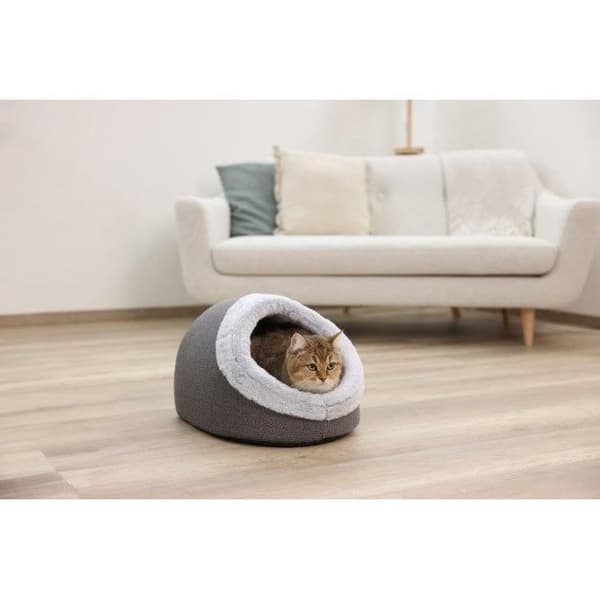 Katte-iglo - KERBL - JANA - 35 x 41 x 30 cm - Grå