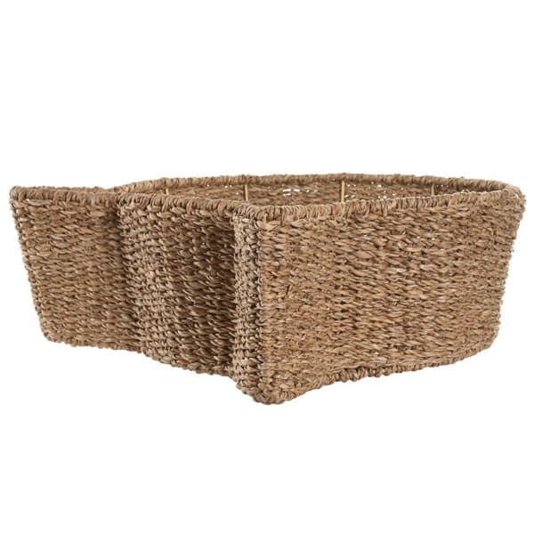 Koiran peti Home ESPRIT Valkoinen Luonnollinen Luonnonkuitu 55 X 45 X 18 CM