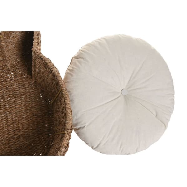 Koiran peti Home ESPRIT Valkoinen Luonnollinen Luonnonkuitu 55 X 45 X 18 CM