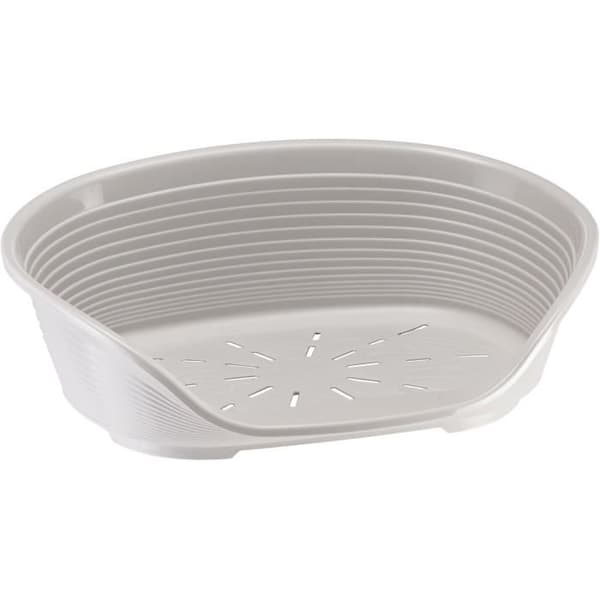 SIESTA DELUXE -kori Koko 2 - 49*36*17,5 cm - Vaaleanharmaa - FERPLAST