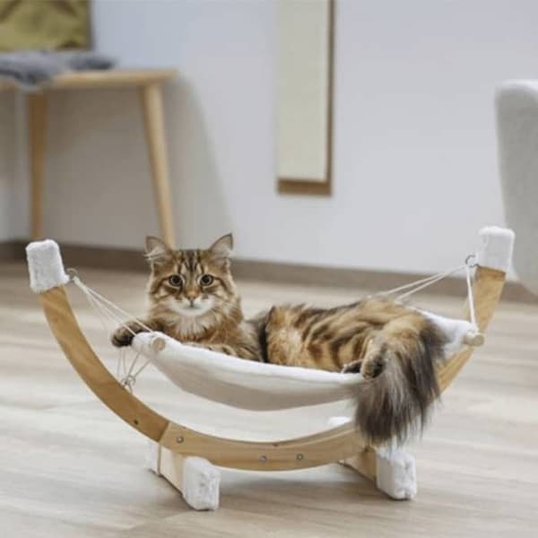 Kerbl Siesta Hängmatta för Katter Vit 82591