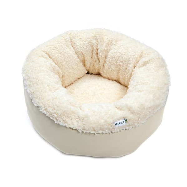 Hundbädd rund Vit 55 cm i diameter