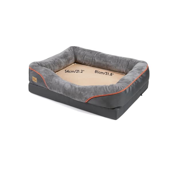 Suuri koiranpeti, irrotettava ja pestävä päällinen, tukevasta sieni-vaahtomuovista,XL