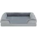 Pikkukuva 2 / 2: Ortopedinen koiranpeti, vedenpitävä muotoilu, ergonominen matala sisäänkäynti,AWW0199GY, L