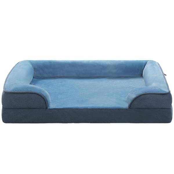 Ortopedinen koiranpeti, vedenpitävä muotoilu, ergonominen matala sisäänkäynti,AWW0199BU, M