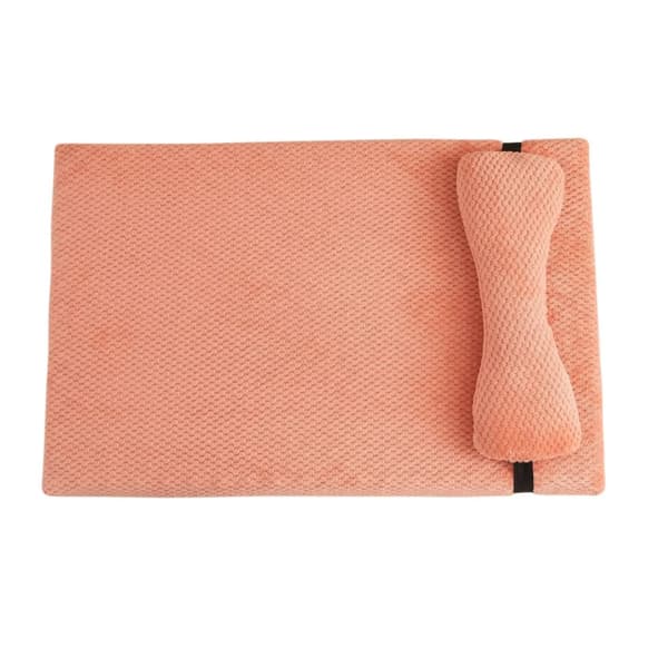 Koiranpeti, irrotettava päällinen, tyynytyyli, useita kokoja,XL 100x65x8cm 40kg, Vaaleanpunainen