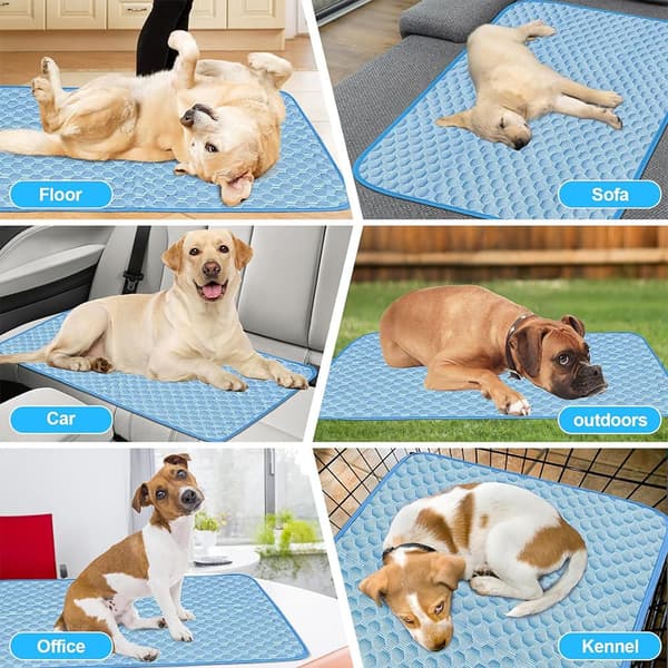 Moorle Is-silk Kylmatta för Husdjur, Kylmatta för Hund & Katt / Kyldyna som svalkar - Sommar