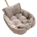Miniatyrbillede 1 af 2: Pet Bed Mat, 100% Bomuld, Aftageligt Betræk, Maskinvaskbart,Brun, M