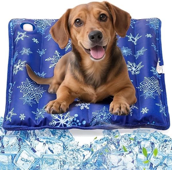 Kylmatta för Djur, Vattenfylld Hund- och Kattmatta, Kylsäng för Husdjur 70 × 120 cm