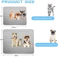 Miniatyrbild 3 av 9: Lollanda  Kylmatta för Hund & Katt, Kylmatta för husdjur, Kyldyna som svalkar, kylmatta för katt och små hundar – Självkylande, Blå/Grå