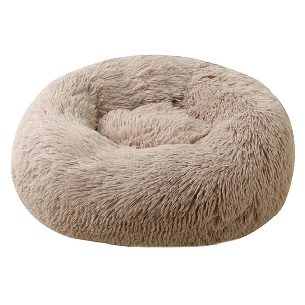 Hundeseng, blødt materiale, hyggeligt design,XXL-100cm, Taupe