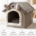 Miniatyrbild 2 av 2: Pet House, Innesluten inomhusdesign, Mjuk kudde,Grått hus, M