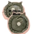 Miniatyrbild 1 av 2: Kattbädd, Andningsbar, Bekväm,Rosa Grå Katt Säng, M