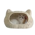 Miniatyrbillede 1 af 2: Katte rede, håndvævet, semi-lukket,Beige Hvid, og hunde inden for 25kg